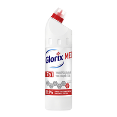 Гель чистящий Glorix Med 7 в 1 универсальный, антибактериальный, 750 мл