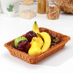 Корзина для продуктов Доляна, 35x24,5x7 см No Brand