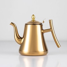 Чайник с ситом «Кеннет», 1,5 л, цвет золотистый No Brand