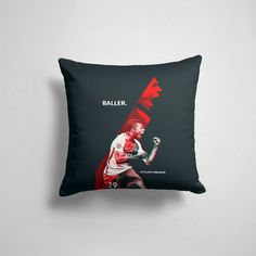 Подушка декоративная 45х45см Футбол Monaco Kylian Mbappe 365home