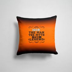 Подушка декоративная 45х45см Имена Игорь Игорь 365home