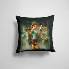 Подушка декоративная 45х45см Геймерам Разные игры TOMB RAIDER 365home