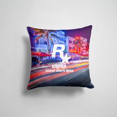 Подушка декоративная 45х45см Геймерам GTA Данил в стиле GTA 365home