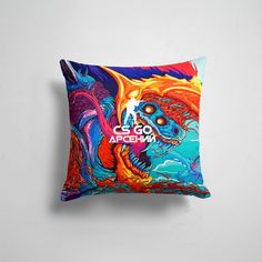 Подушка декоративная 45х45см Геймерам Counter Strike Арсений в стиле CS GO 365home