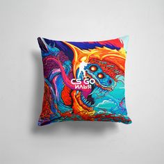Подушка декоративная 45х45см Геймерам Counter Strike Илья в стиле CS GO 365home