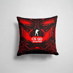 Подушка декоративная 45х45см Геймерам Counter Strike Counter Strike Андрей 365home