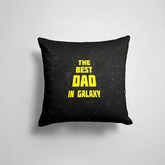 Подушка декоративная 45х45см Родственникам и друзьям Лучшие папы The best dad 365home
