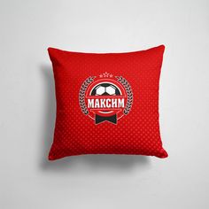 Подушка декоративная 45х45см Имена Максим звезда футбола 365home