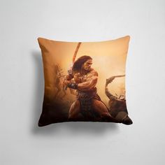 Подушка декоративная 45х45см Геймерам Conan Exiles Conan Хайбория Аканна Конан 365home