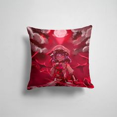 Подушка декоративная 45х45см Аниме Red Touhou 365home
