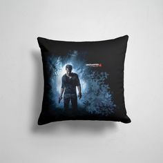 Подушка декоративная 45х45см Геймерам Uncharted Drake in jungle 365home