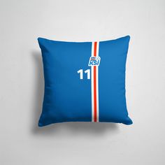 Подушка декоративная 45х45см Футбол Сборная Исландии KSI 11 A FINNBOGASSON 365home