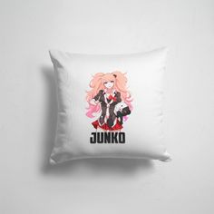 Подушка декоративная 45х45см Аниме Danganronpa Джунко 365home