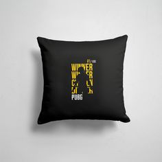 Подушка декоративная 45х45см Геймерам PUBG Winner PUBG 365home