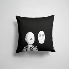 Подушка декоративная 45х45см Аниме One Punch Man Saitama One Punch Man 365home