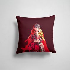 Подушка декоративная 45х45см Аниме Восхождение Героя Щита 365home