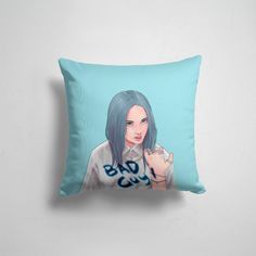Подушка декоративная 45х45см Разная музыка Billie Eilish Billie Eilish 365home