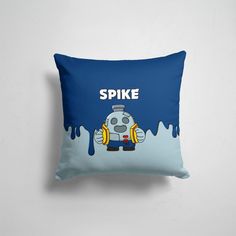 Подушка декоративная 45х45см Геймерам Brawl Stars Brawl Stars Spike Robot 365home