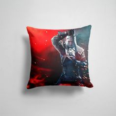 Подушка декоративная 45х45см Геймерам The Witcher ВЕДЬМАК 365home