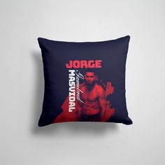 Подушка декоративная 45х45см Боевые искусства MMA Jorge Masvidal 365home