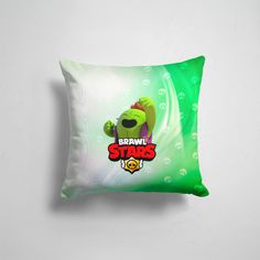 Подушка декоративная 45х45см Геймерам Brawl Stars spike brawl stars 365home