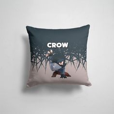 Подушка декоративная 45х45см Геймерам Brawl Stars Brawl Stars Crow 365home