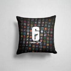 Подушка декоративная 45х45см Геймерам Rainbow Six Siege RAINBOW SIX SIEGE 365home