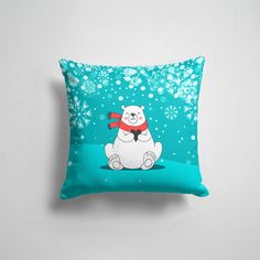 Подушка декоративная 45х45см Праздники Новый год North bear 365home