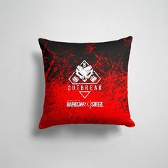 Подушка декоративная 45х45см Геймерам Rainbow Six Siege RAINBOW SIX SIEGE OUTBREAK 365home
