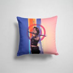 Подушка декоративная 45х45см Фильмы Хищные птицы Рене Монтойя 365home