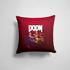 Подушка декоративная 45х45см Геймерам Doom Doom 365home