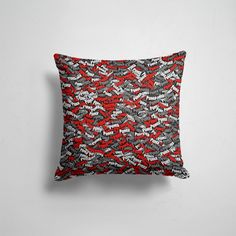 Подушка декоративная 45х45см Имена Именной камуфляж Рома 365home