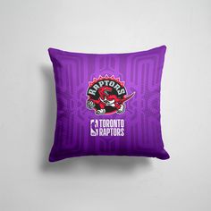 Подушка декоративная 45х45см Баскетбол NBA Toronto Raptors 15 365home