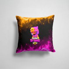Подушка декоративная 45х45см Геймерам Brawl Stars Brawl Stars Sandy 365home