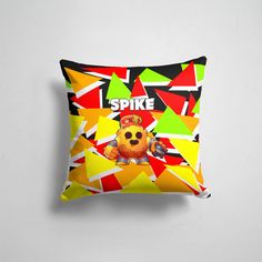 Подушка декоративная 45х45см Геймерам Brawl Stars Brawl Stars Spike Robot 365home