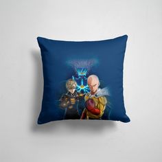 Подушка декоративная 45х45см Аниме One Punch Man Сайтама и соперники 365home