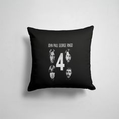 Подушка декоративная 45х45см Рок The Beatles THE BEATLES 365home