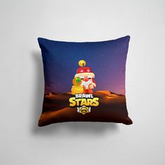 Подушка декоративная 45х45см Геймерам Brawl Stars GALE MERCHANT 365home