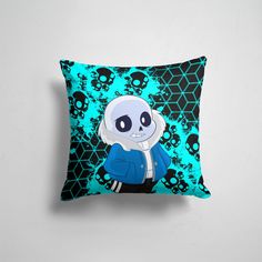 Подушка декоративная 45х45см Геймерам Undertale Sans Санс 365home