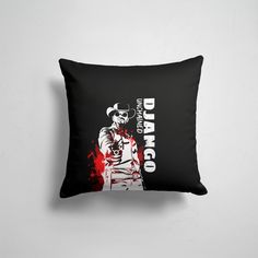 Подушка декоративная 45х45см Фильмы Джанго Django 365home