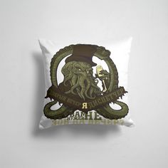 Подушка декоративная 45х45см Популярные иллюстрации Анархия Cthulhu зов на вечер? 365home