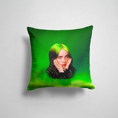Подушка декоративная 45х45см Разная музыка Billie Eilish Billie Eilish Билли Айлиш 365home