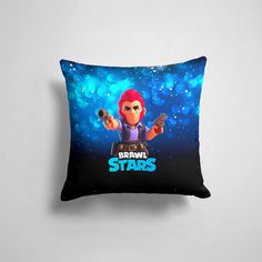 Подушка декоративная 45х45см Геймерам Brawl Stars Brawl Stars Colt Кольт 365home