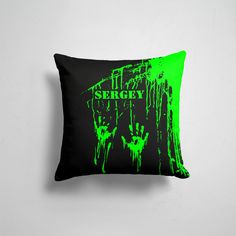 Подушка декоративная 45х45см Имена Сергей Сергей 365home