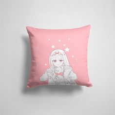 Подушка декоративная 45х45см Аниме Сон в замке демона 365home