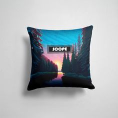 Подушка декоративная 45х45см Популярные иллюстрации Природа SCOPE 365home