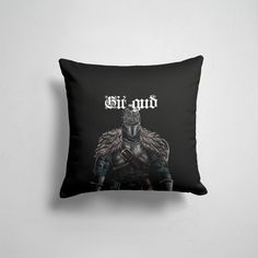 Подушка декоративная 45х45см Геймерам Dark Souls Git gud 365home
