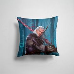 Подушка декоративная 45х45см Сериалы Ведьмак Ведьмак 2 365home