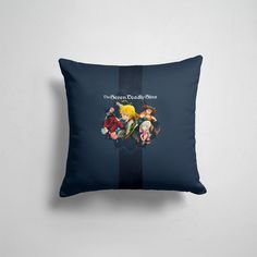 Подушка декоративная 45х45см Аниме 7 смертных грехов The Seven Deadly Sins 365home