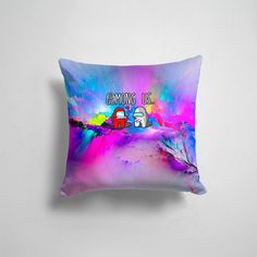 Подушка декоративная 45х45см Геймерам Among us Among Us love 365home